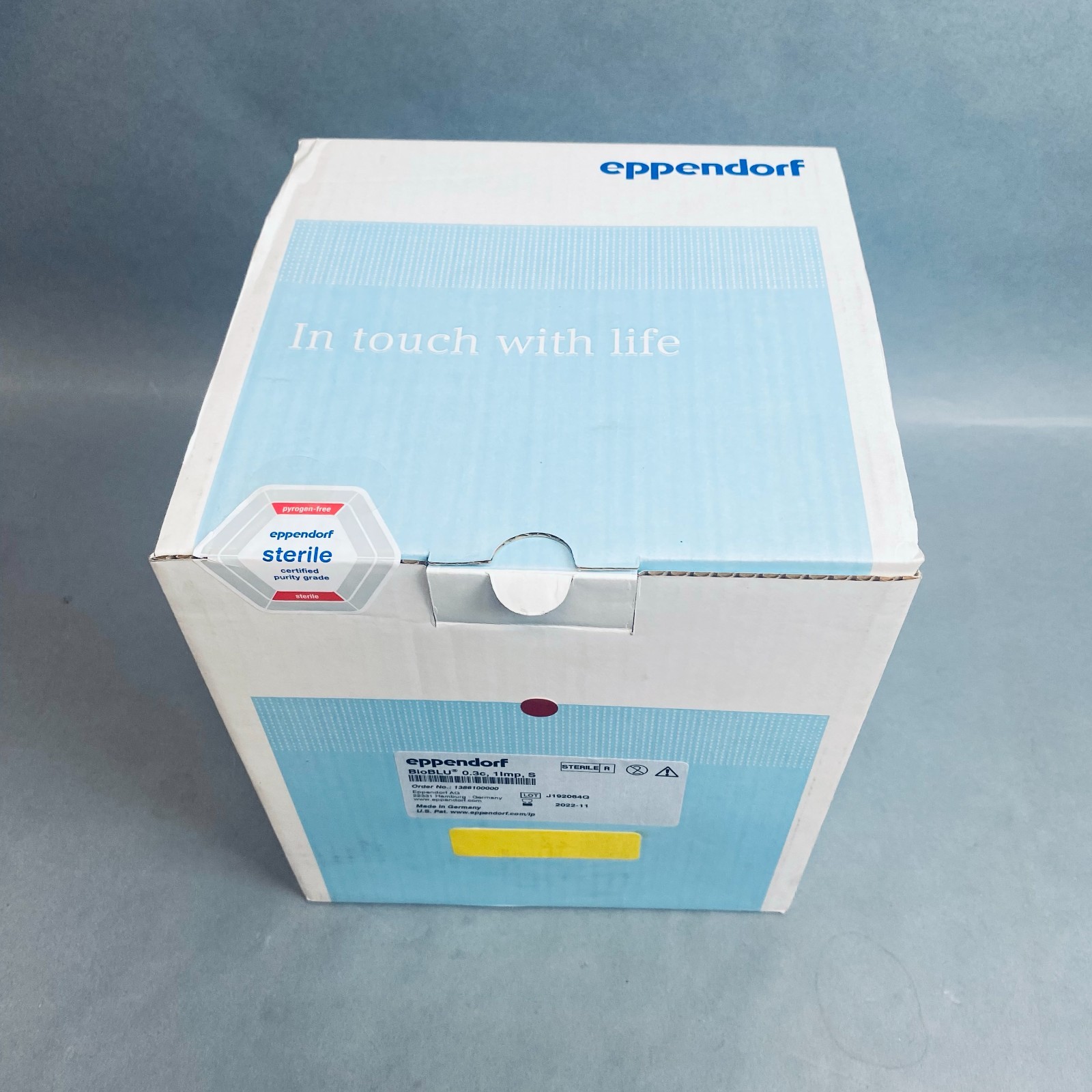 Eppendorf BioBLU Bioreactor 0.3c Single Use Sterile Pack of 4 Bioreactors