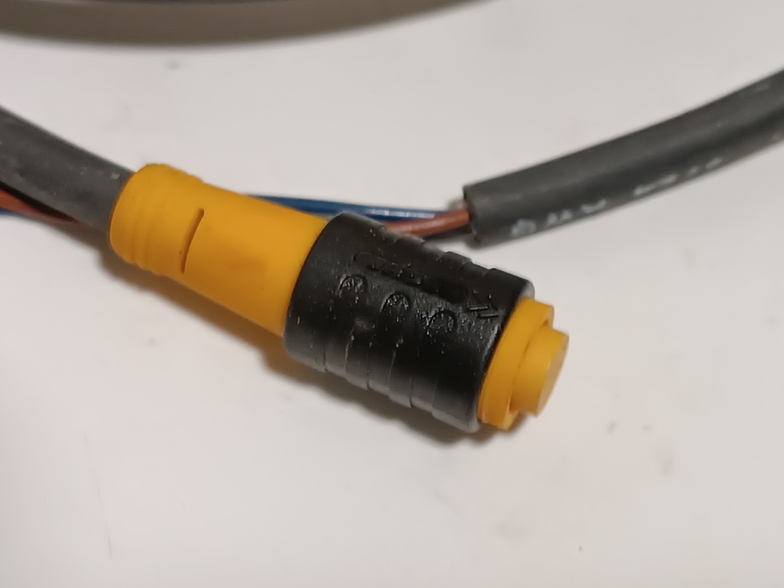 Turck picofast PKG 3Z-2/S90 Single Ended Cordset, M8 Female to Pigtail, 2m