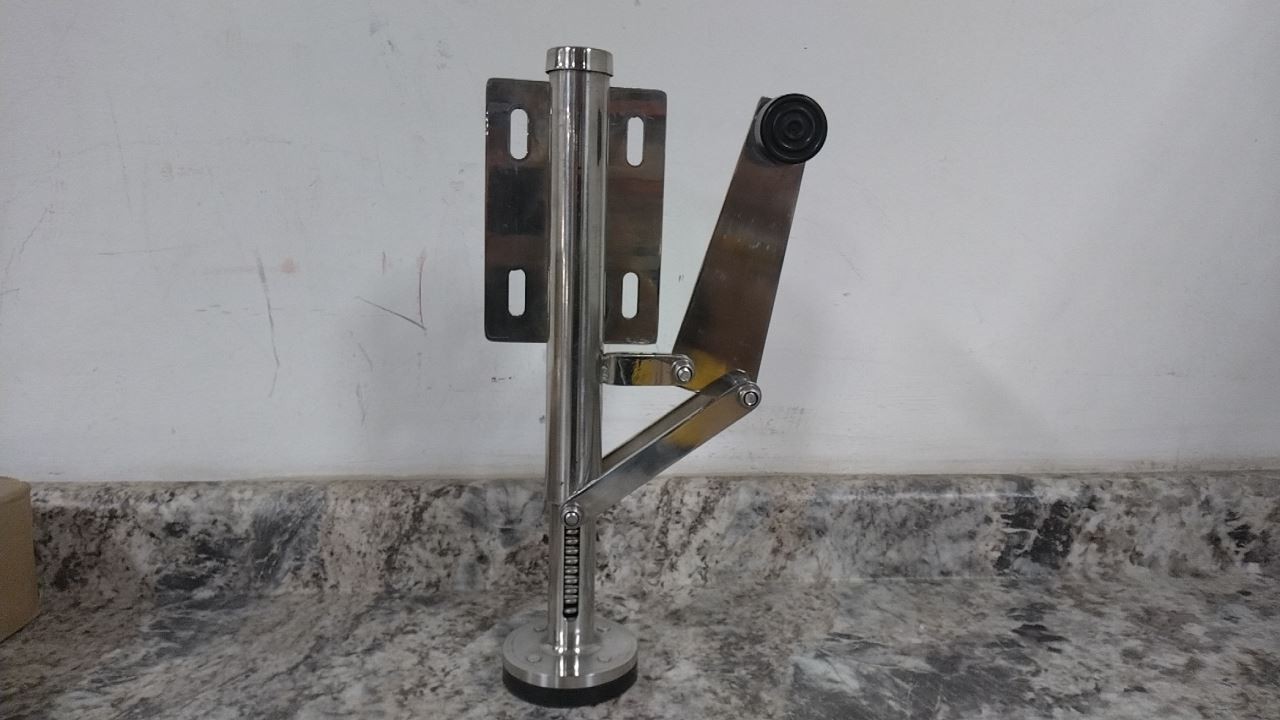 Vestil FL-LK-SMR-SS-L 18 In Extended Height Side-Mount Floor Lock