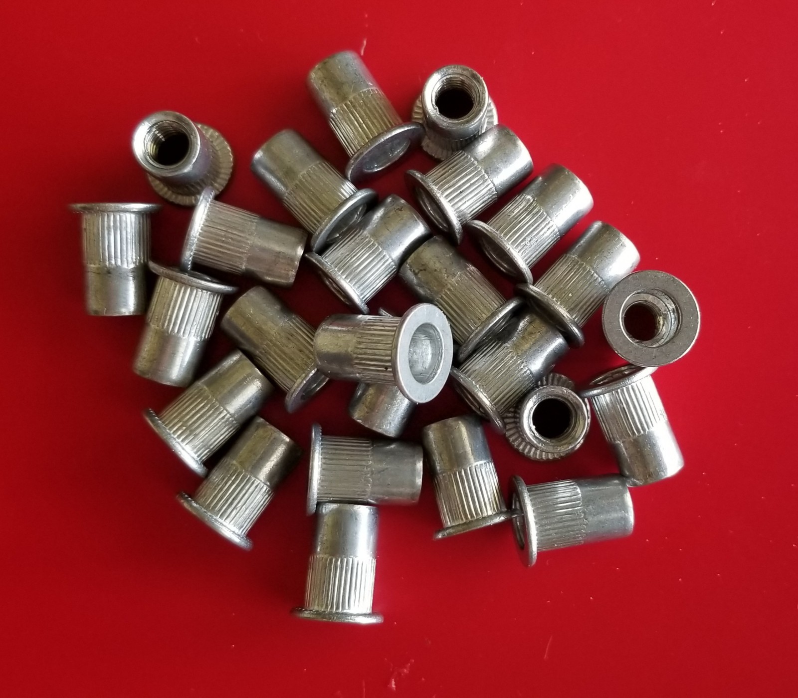 100 QT Aluminum 1/4-20 Rivet Nut Nutsert Rivnut