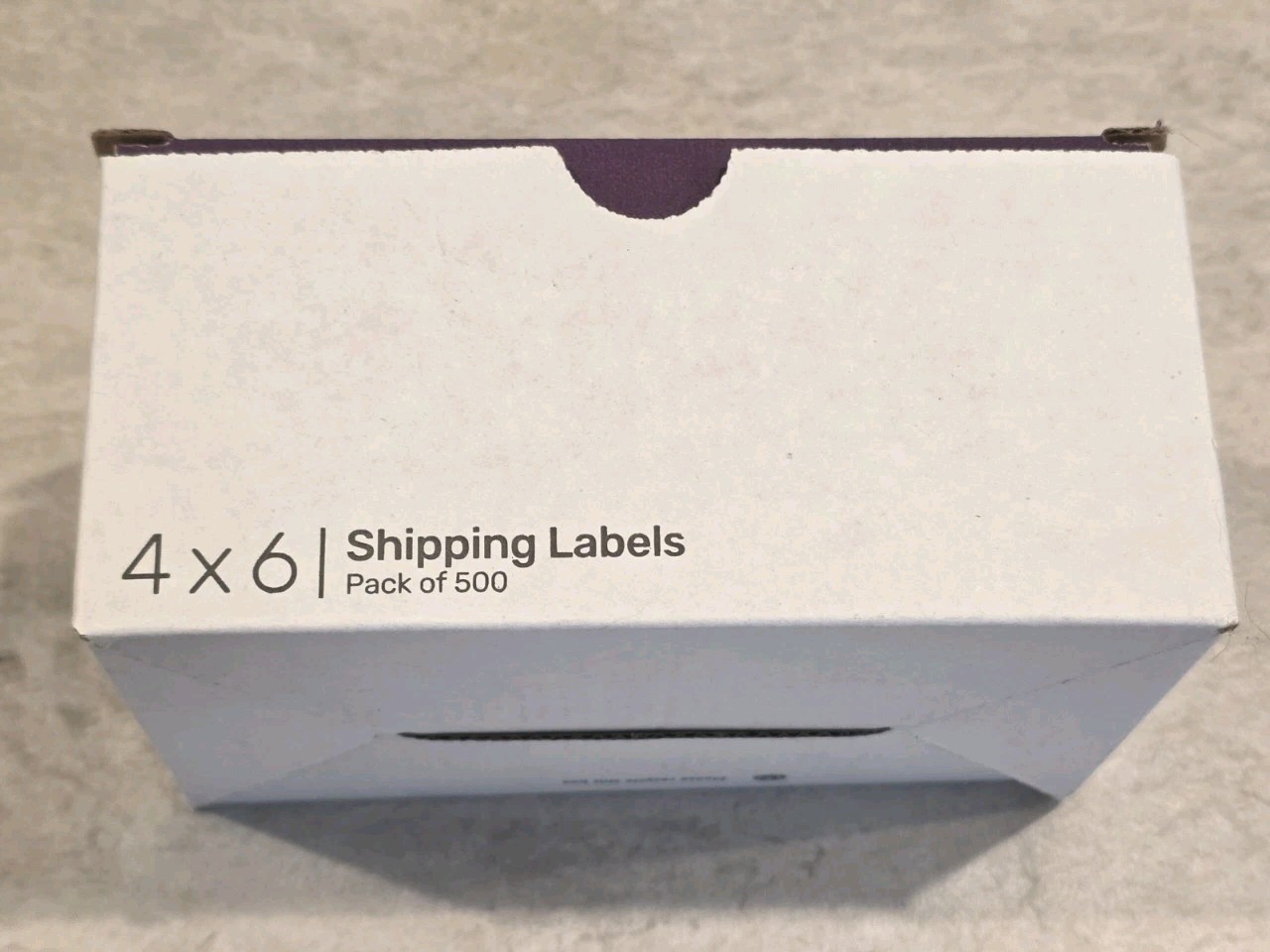 GENUINE ROLLO 4×6 Thermal Shipping Labels, White, Fanfold Stack 500 Labels, USA