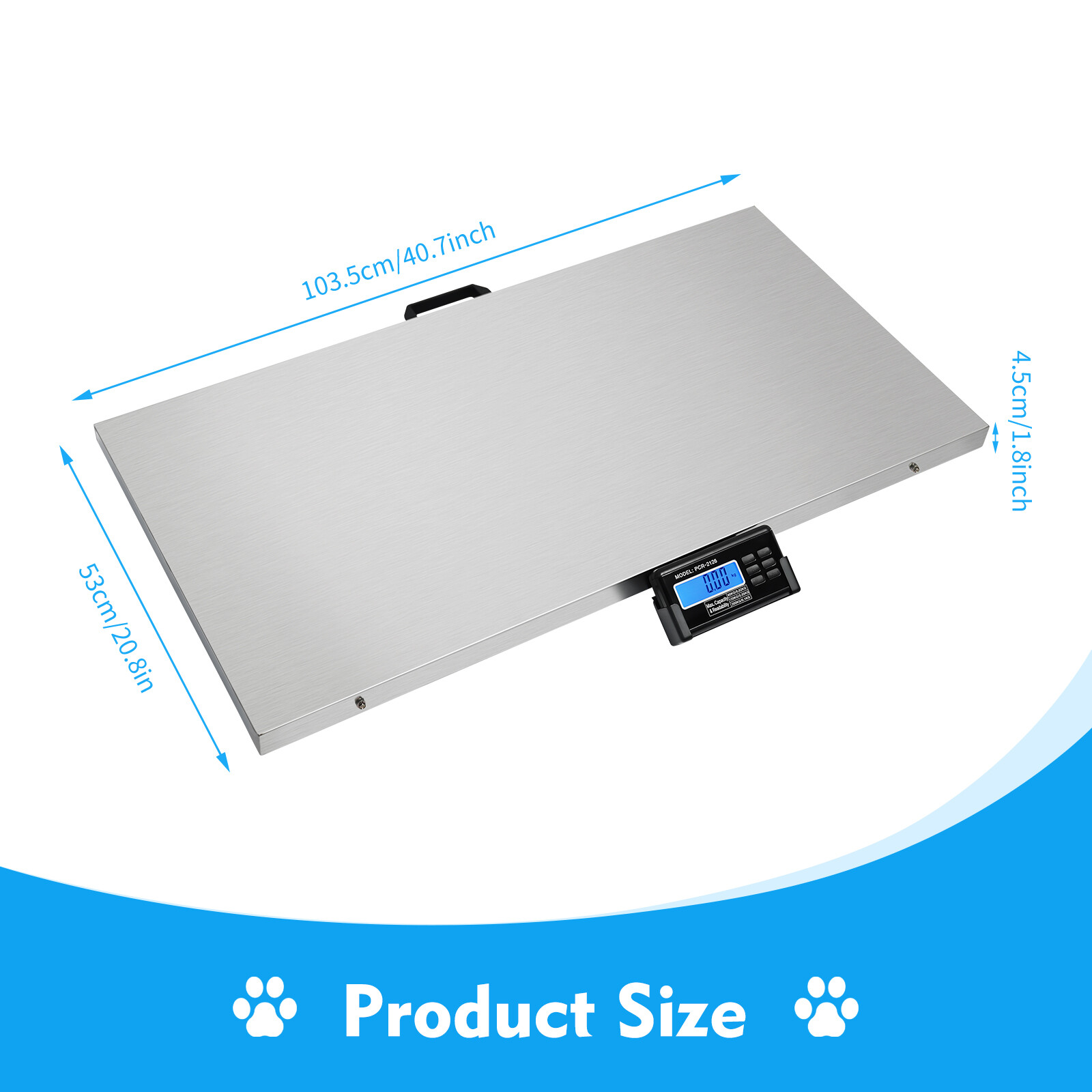 440LB Digital Livestock Vet scale Hog Pet Dog Sheep Shape Heavy Duty Weight Diet