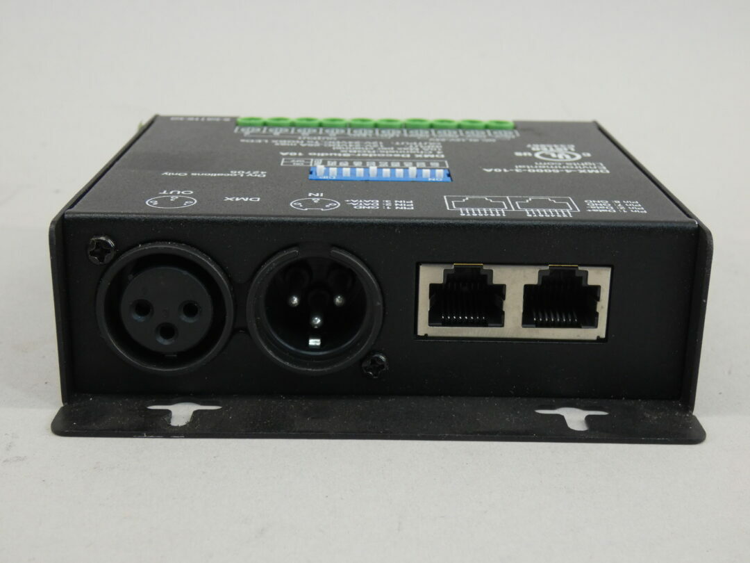 Environmental Lights DMX-4-5000-3-10A Studio 4 Channel DMX Decoder 3-Pin XLR …