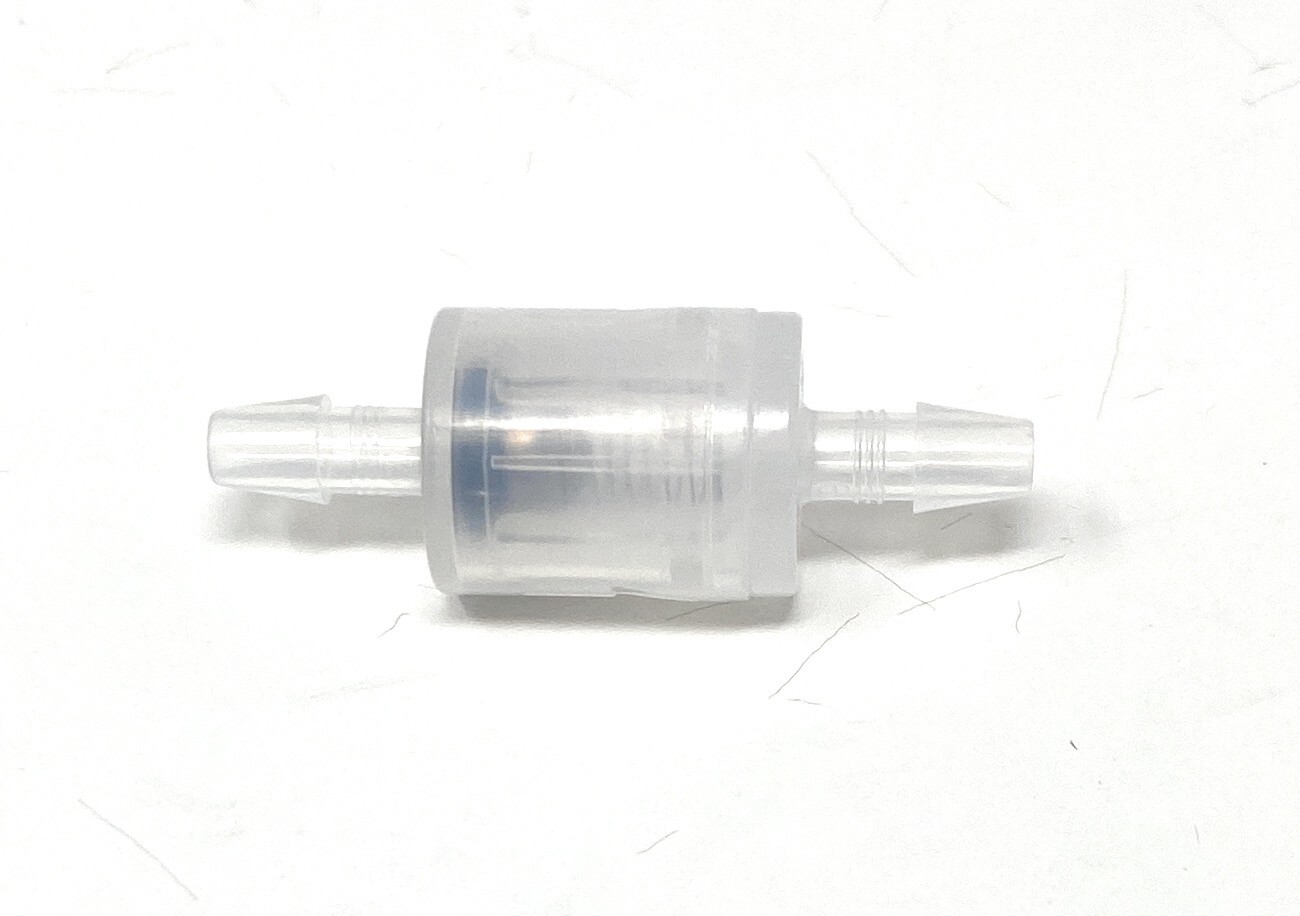 1/8″ Barb Polypropylene Ball Cone Spring Check Valve One Way Inline 2 PK
