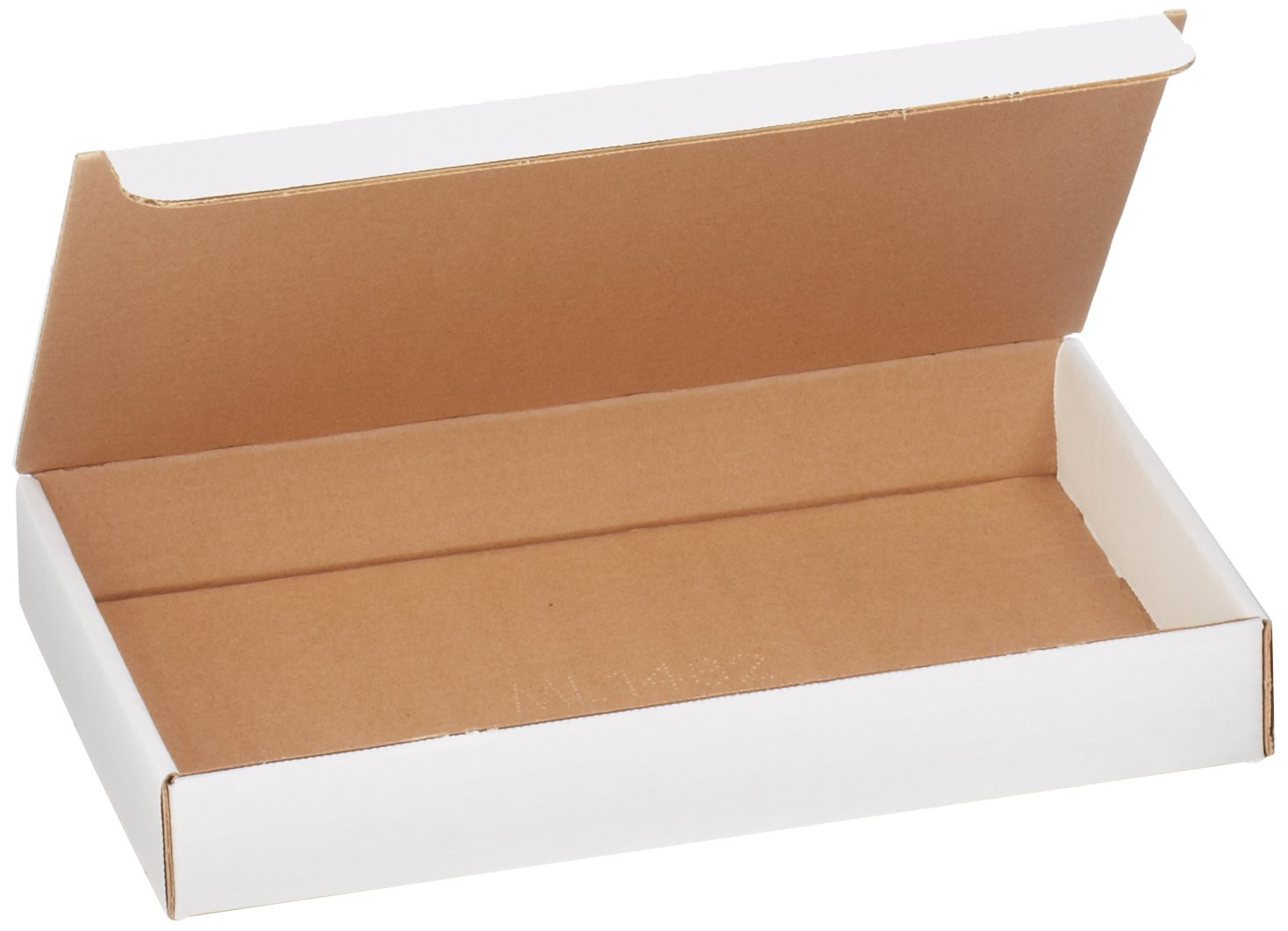 White Literature Mailing Boxes, 14 1/8 X 8 3/4 X 2 Inches, Pack of 50, Crush-Pro