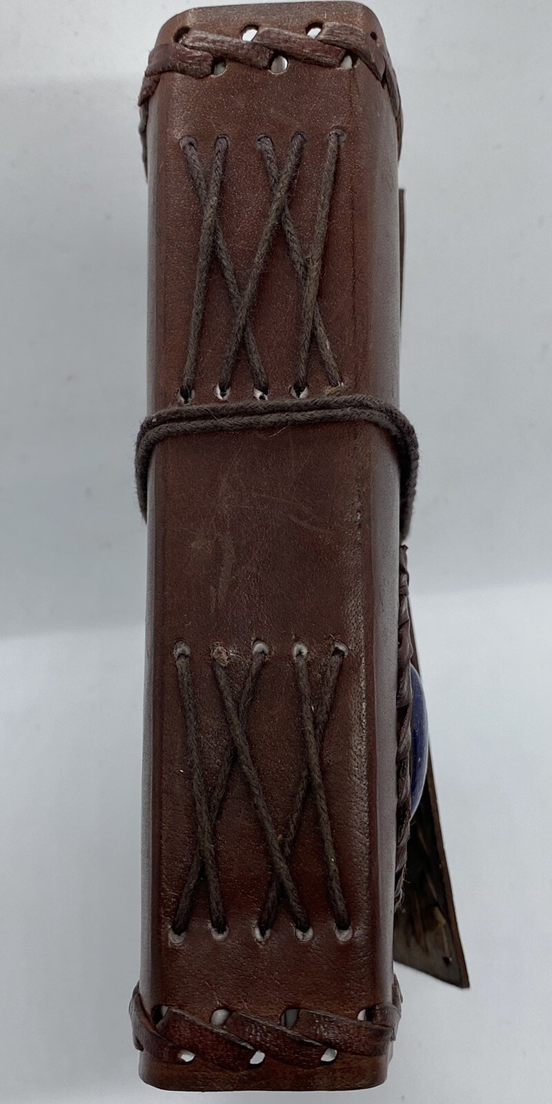 Leather Journal with Stone (6″x 4.5″)