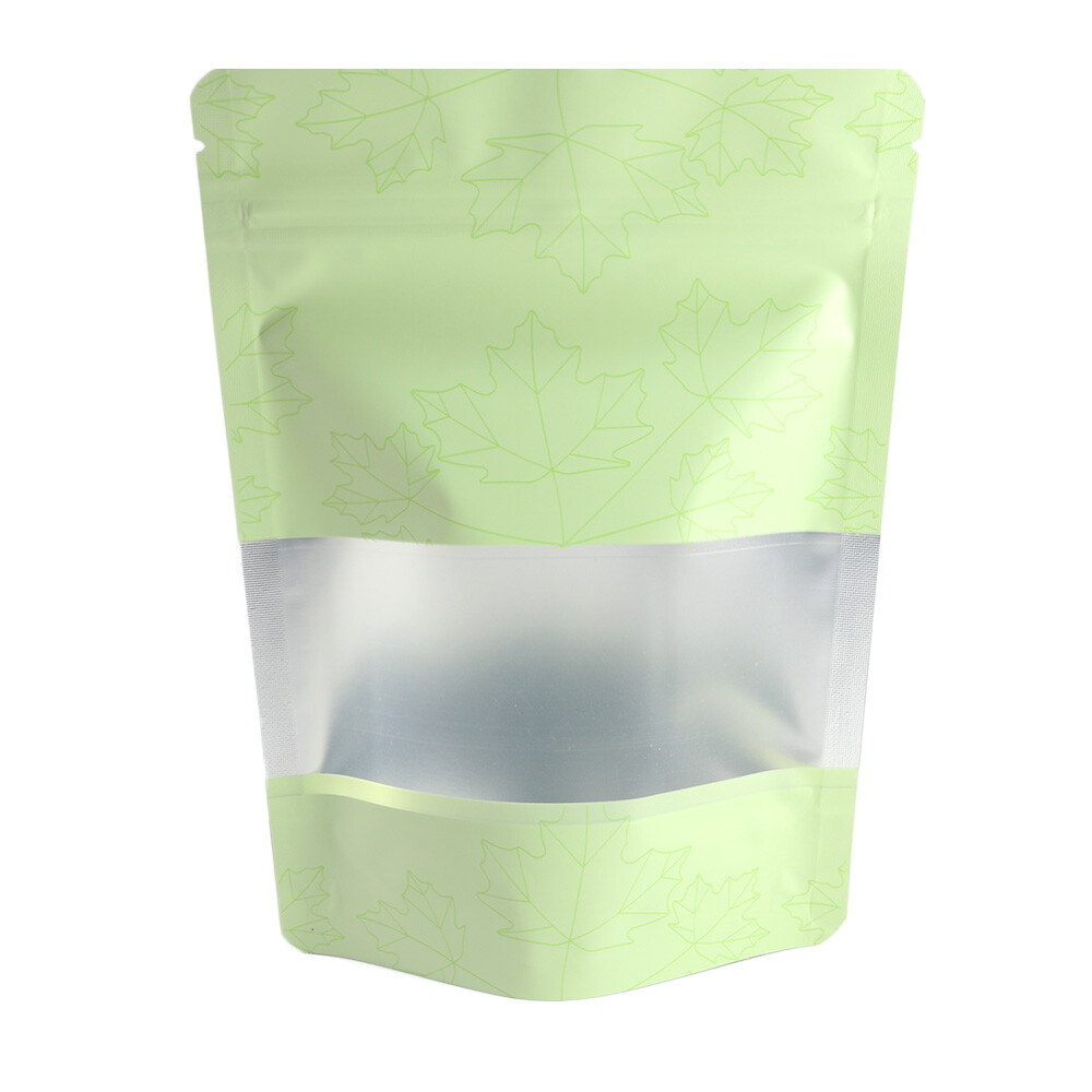 Mint Green Waterproof Aluminum Bottom Gusset Bags for Pancake Flour Products