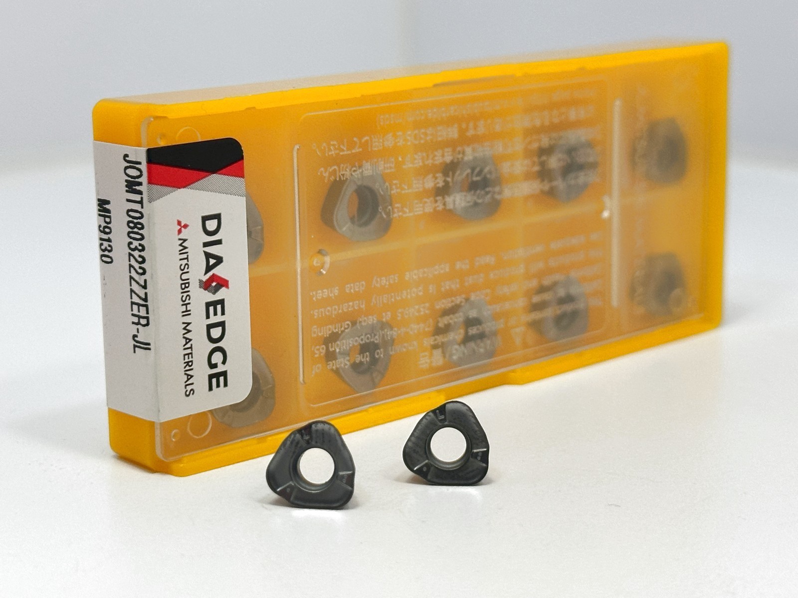 MITSUBISHI JOMT080322ZZER-JL New Carbide Milling Inserts Grade MP9130 12pcs