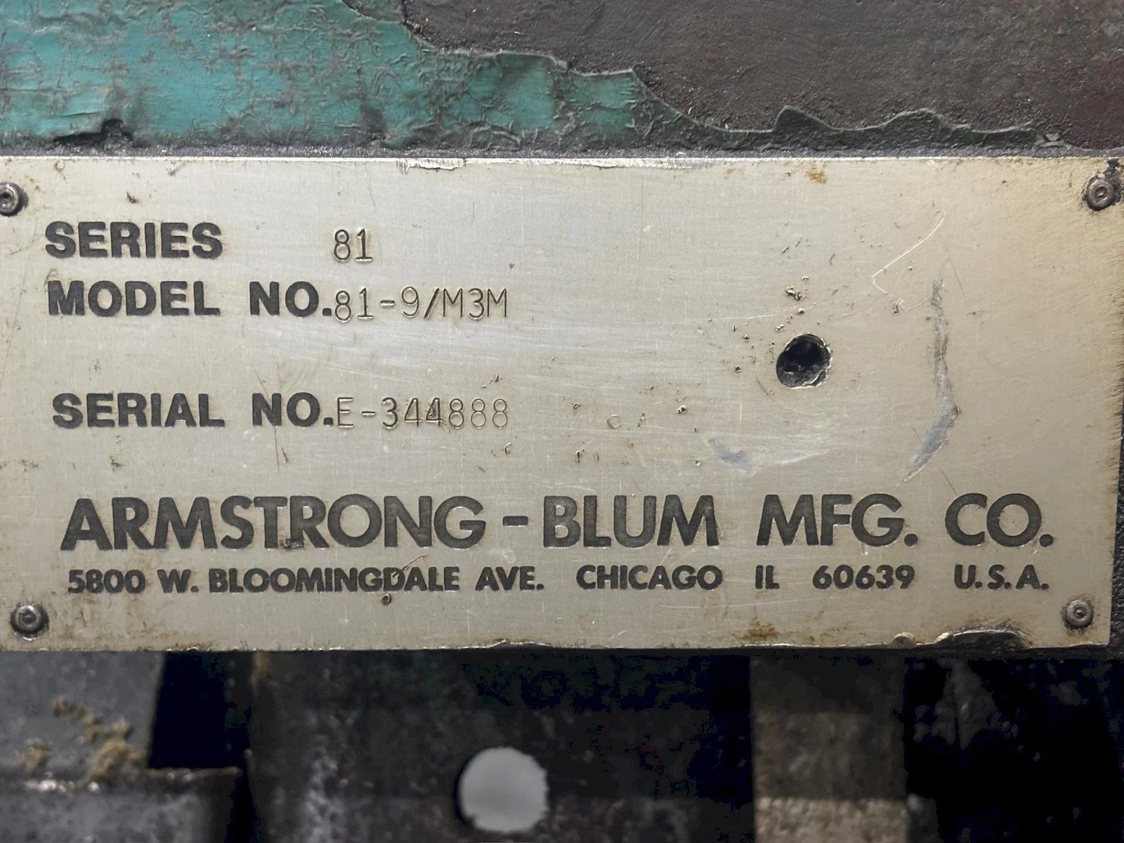 18” X 20” MARVEL MODEL #81-9/M3M SEMI-AUTO MITRE HEAD VERTICAL BAND SAW: STO