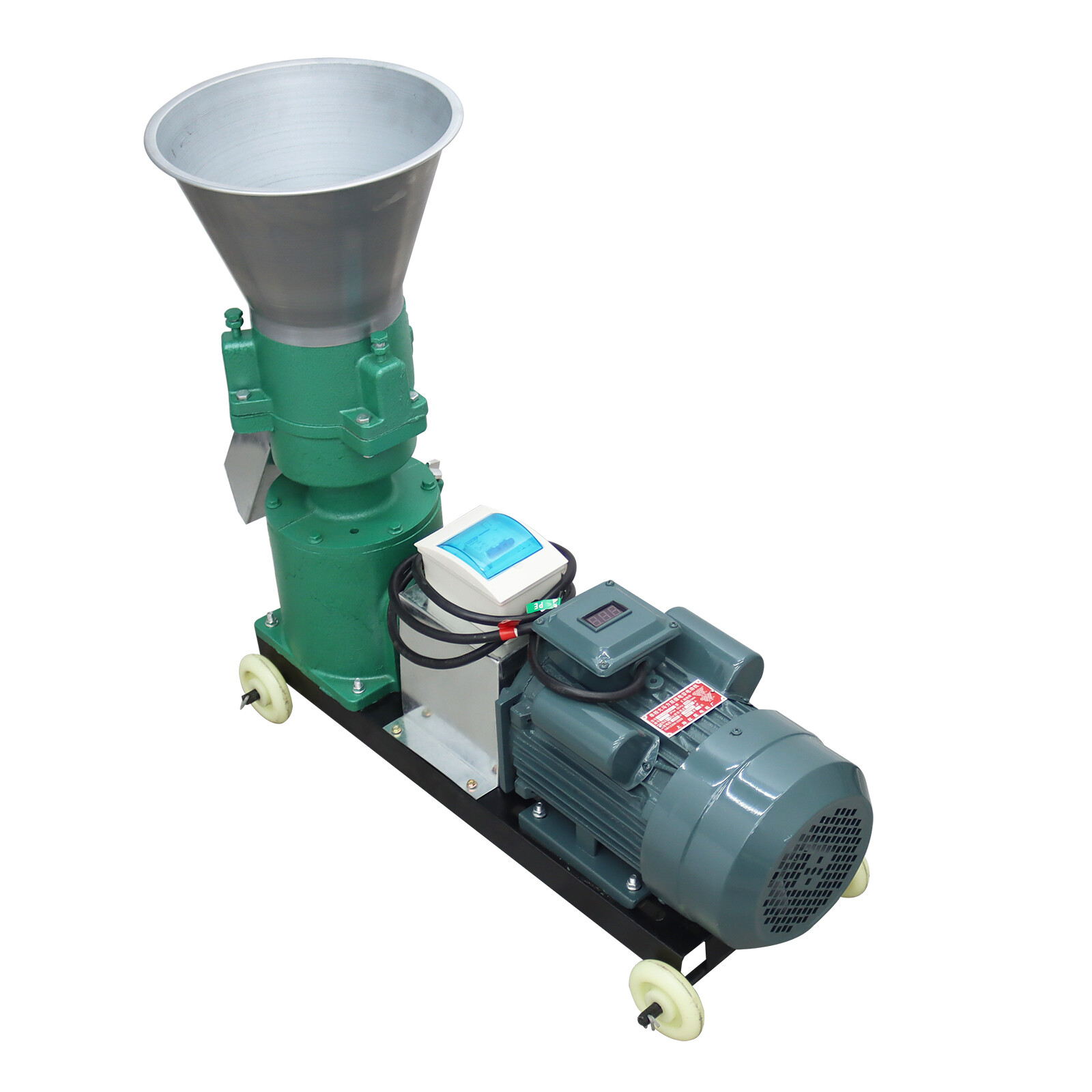 Feed Pellet Mill Machine Duck Sheep Feed Granulator 220V 200KG/H 10mm&5mm Plates