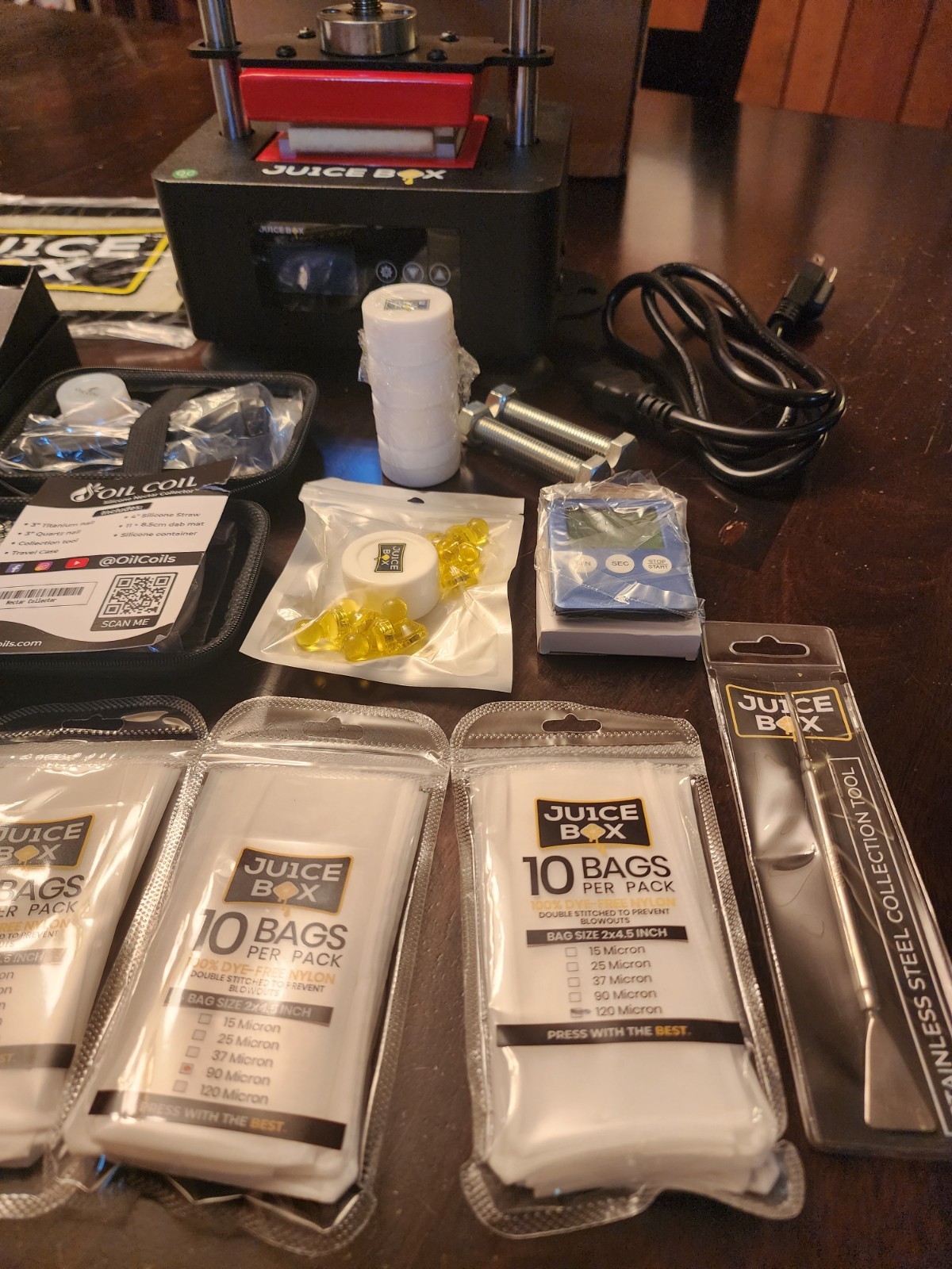 Ju1cebox 2.5 Ton Twist Top Master Press Kit