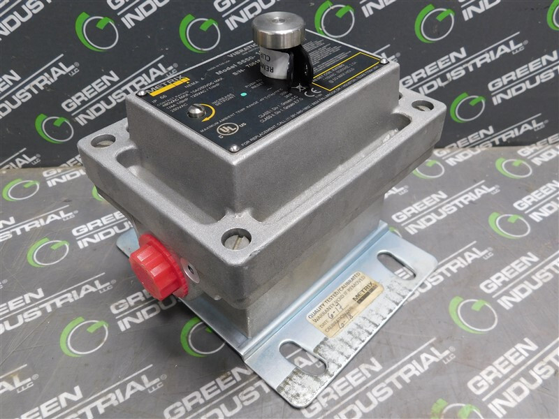 USED Metrix 5550-111-120 Vibration Switch 480VAC Max. 15A/250VDC Max. 1/4A 1/8HP