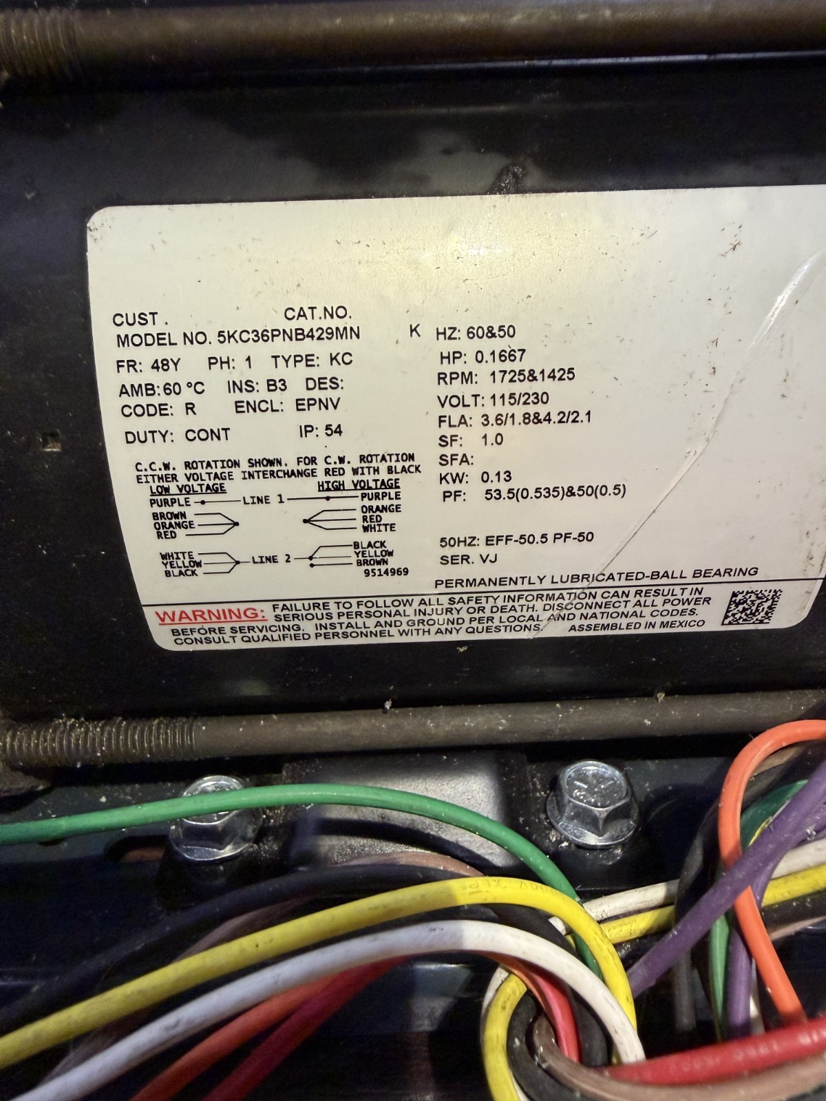 NEW ADI Dia-Vac R221-FT-RA1 Air Diaphragm Vacuum Pump 115/230V Marathon Motor