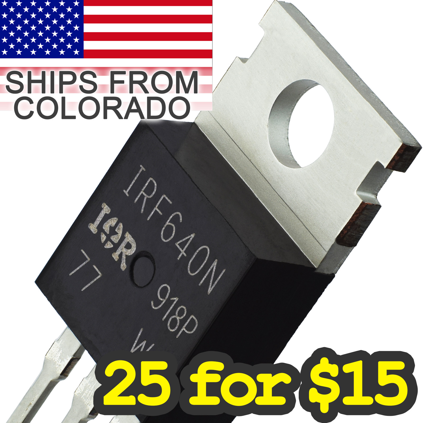 MOSFET – IRF640N 200V 18A – Transistor for Arduino Pi TT