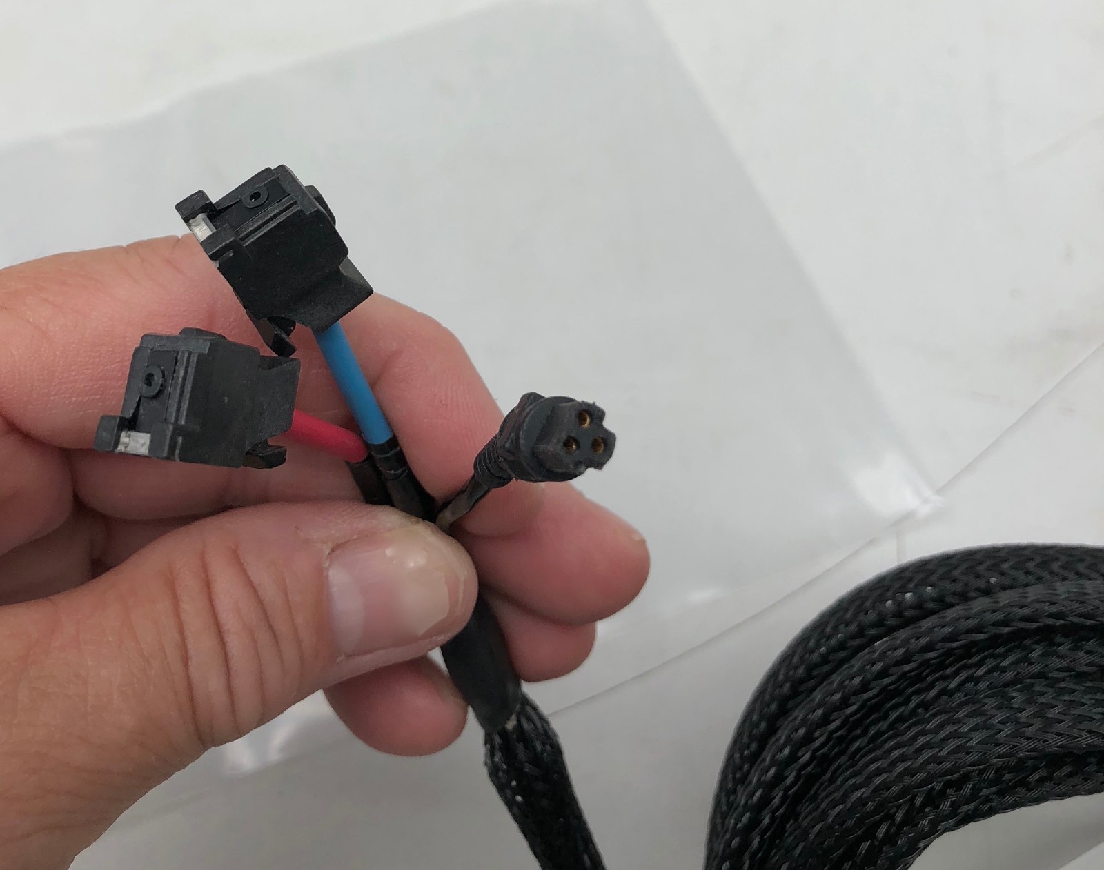 2 Channel Power Optical Cable 2.5m, Square Connectors M013200P for Opti Amp Tran
