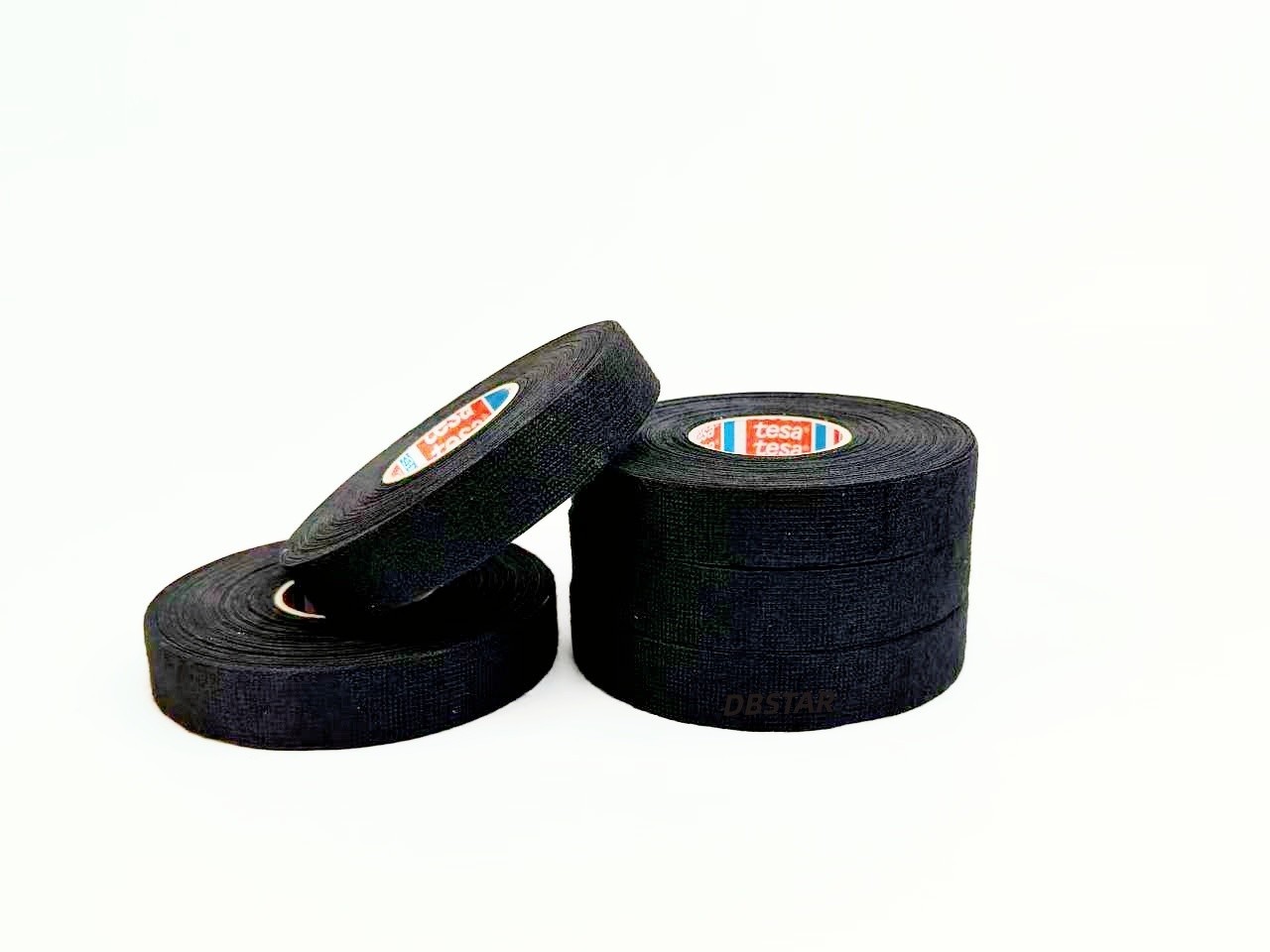 5 x Tesa Original Isoband 51608 25m X 19mm Adhesive Wiring Loom Cloth Tape NEW