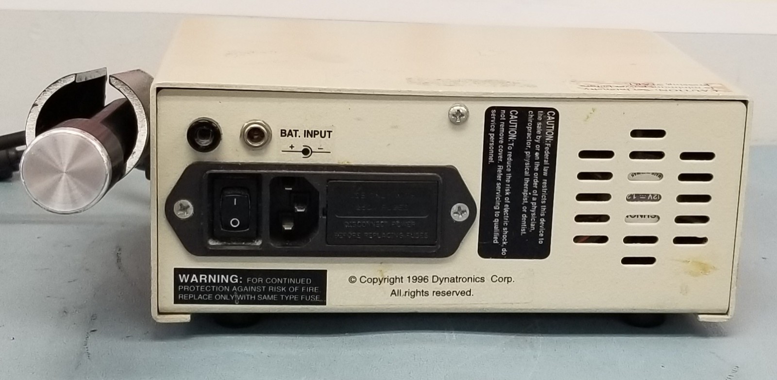 DYNATRONICS D125 THERAPEUTIC ULTRASOUND