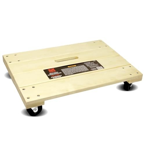 Hardwood Furniture Dolly 24 Inch x 16 Inch 1000 Lbs Capacity Heavy Duty Moving