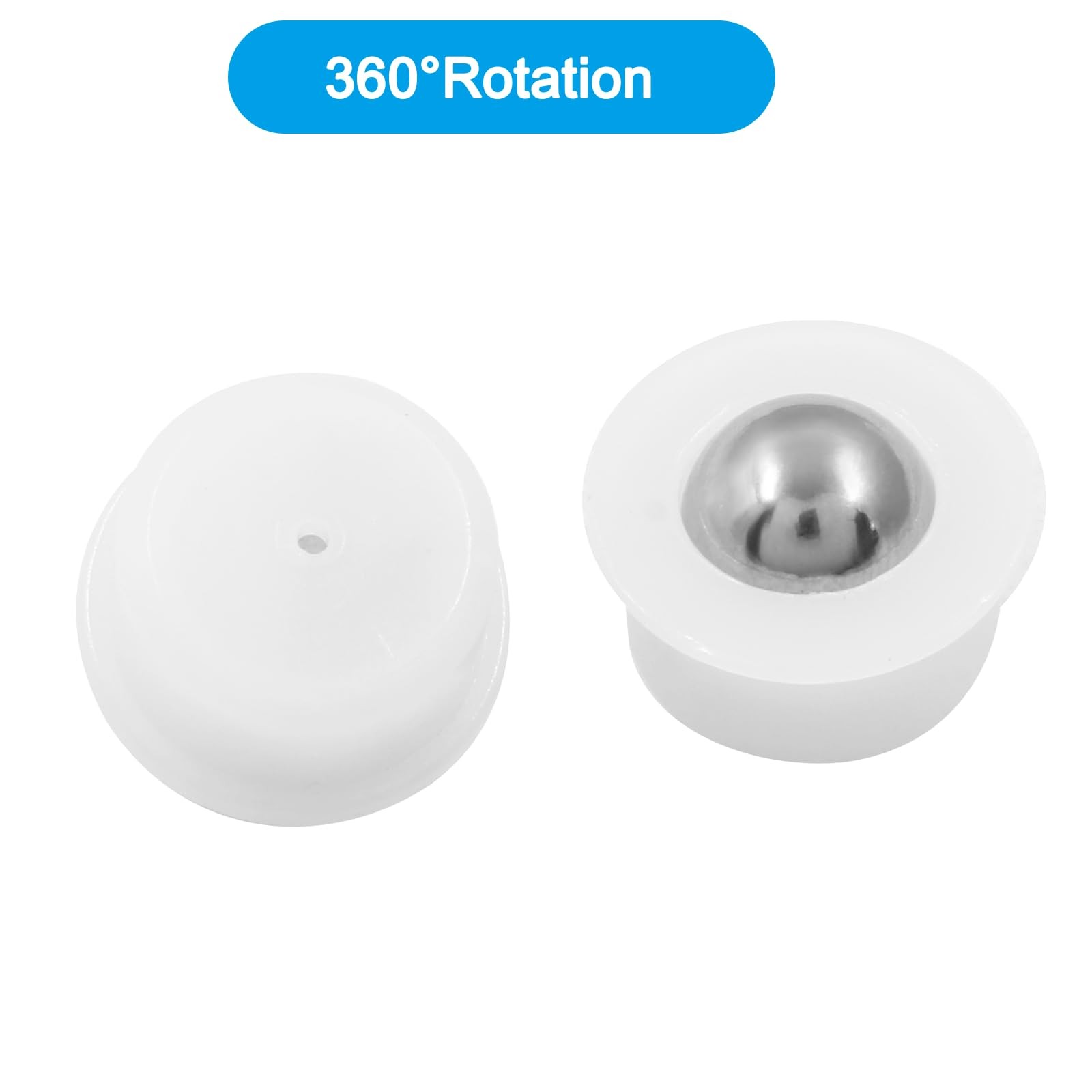12pcs Mini Ball Transfer Bearing Unit Table Conveyor Ball Caster Wheels