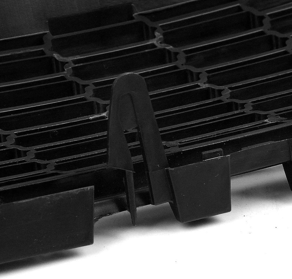 Car Front Bumper Grille Mesh + Frame Trim For Mini Cooper R55 R56 R57 R58