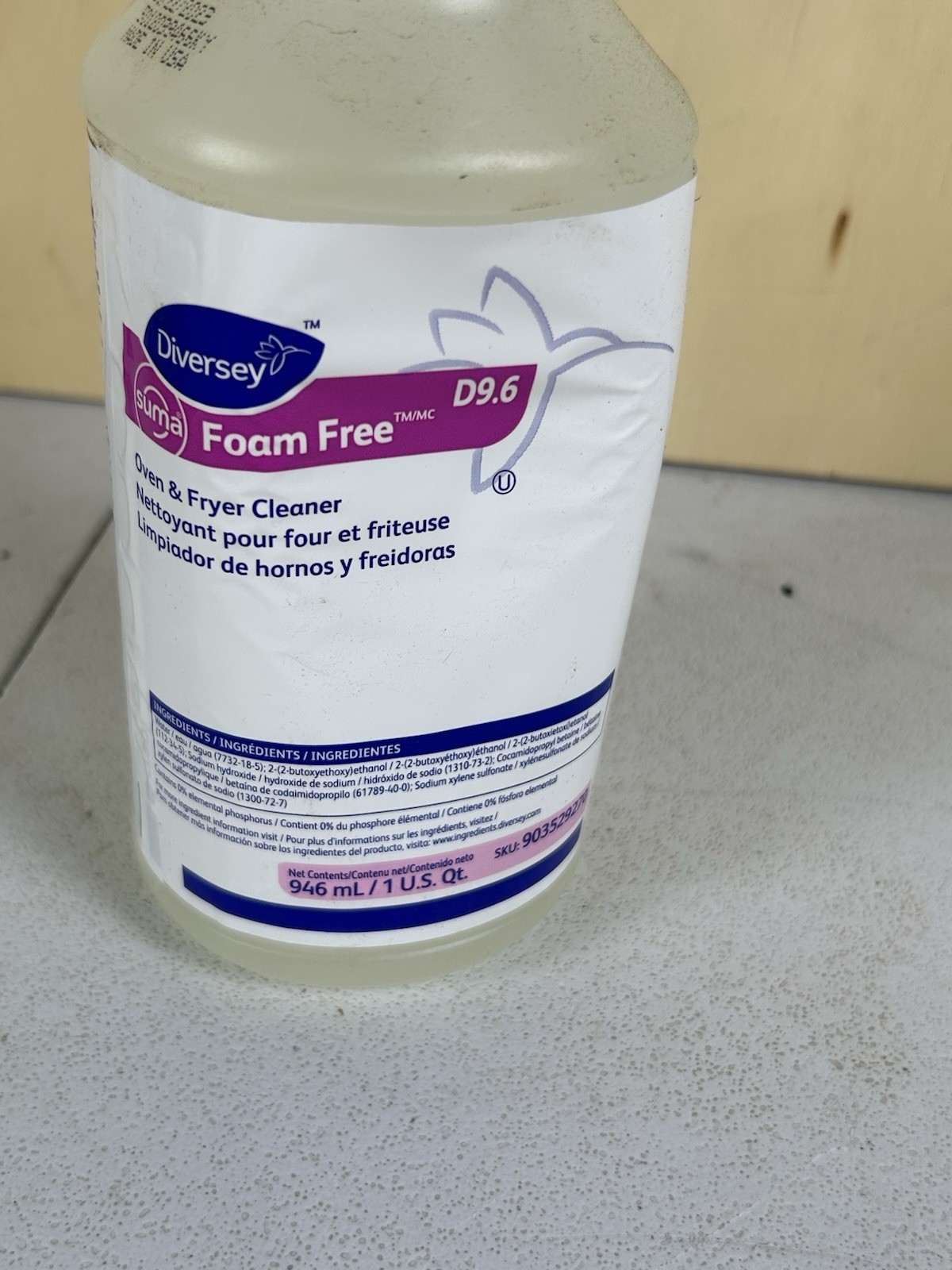 Oven Degreaser Cleaner 946ml Diversey 903529270