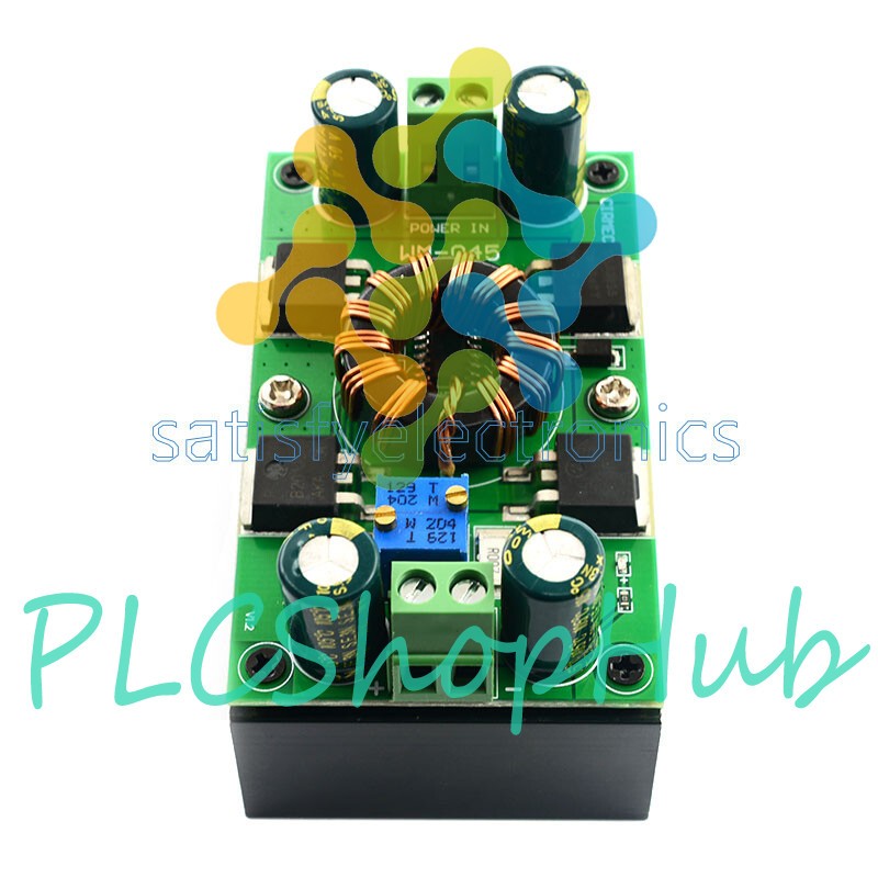 DC-DC 300W 10A CC CV Automatic Step-Up Step-Down Buck-Boost Power Supply Module