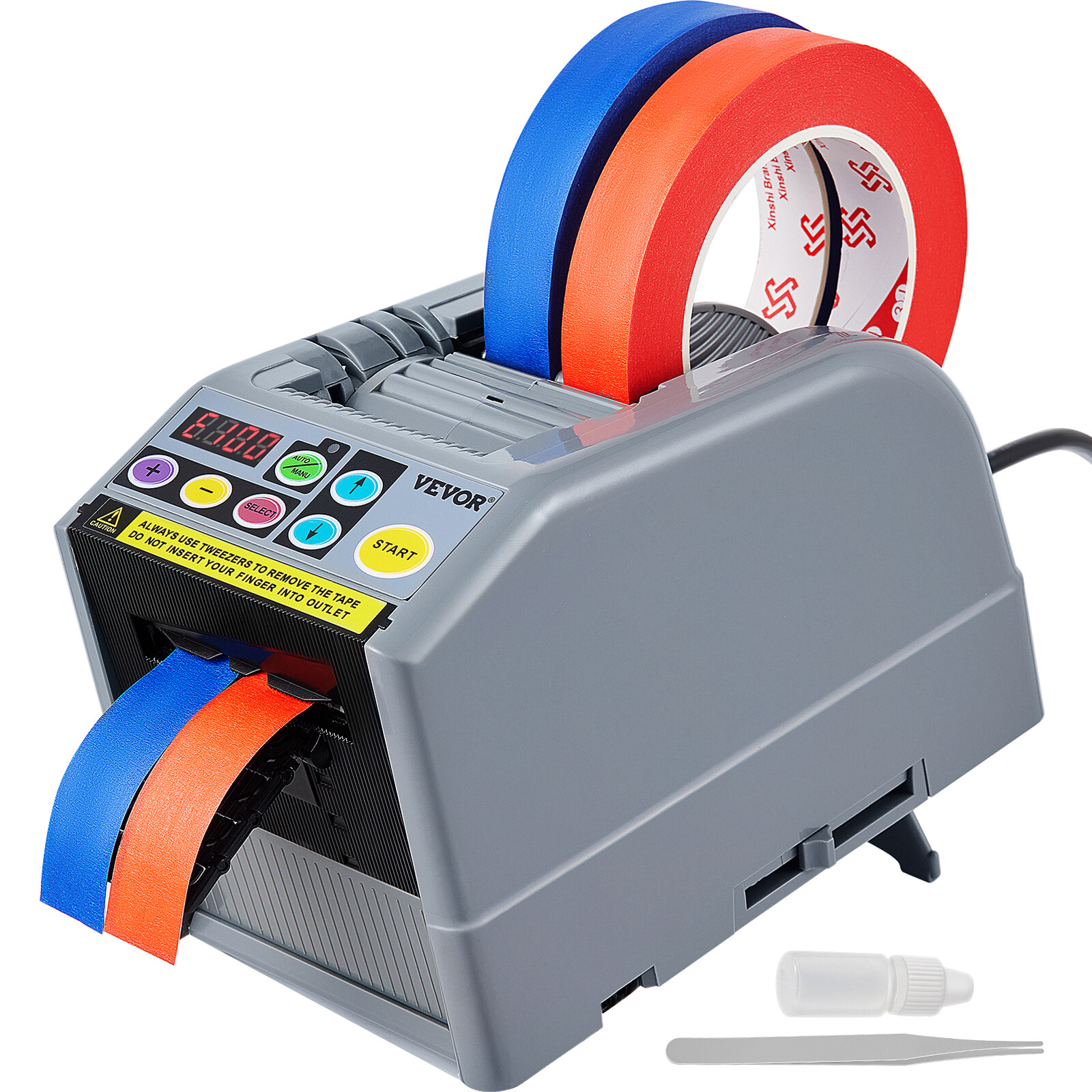 VEVOR Automatic Tape Dispenser 110V Packaging Cutter Machine for 0.24-2.36″ W