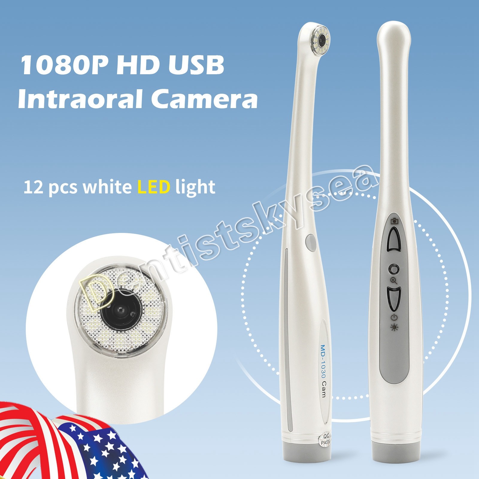 Dental Ultrasonic Piezo Scaler Handpiece fit For EMS WOODPECKER type Tips 135℃