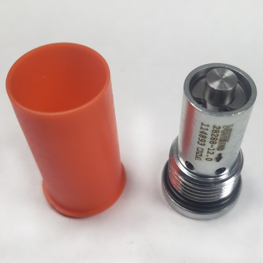Vonberg Hydraulic Cartridge, Velocity Fuse ORB Style 12.0 GPM 3/4-16 UNF -8 SAE