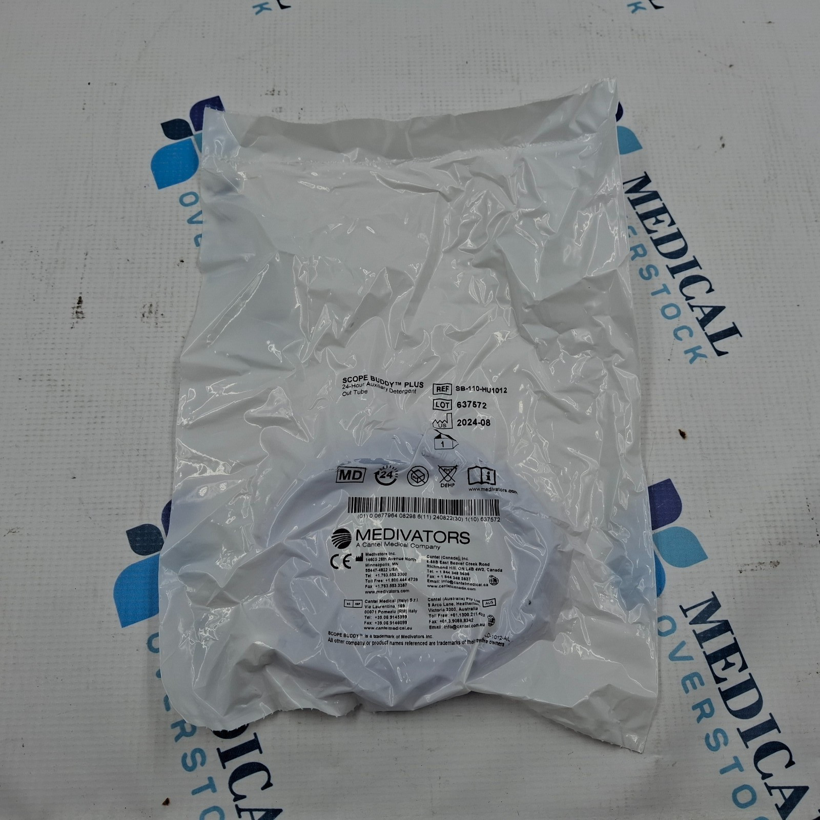Medivators Scope Buddy Plus Auxilary Detergent Out Tube REF SB-110-HU1012
