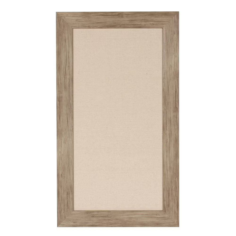 27″ x 33″ Beatrice Dry Erase Board Walnut Brown – DesignOvation: Office
