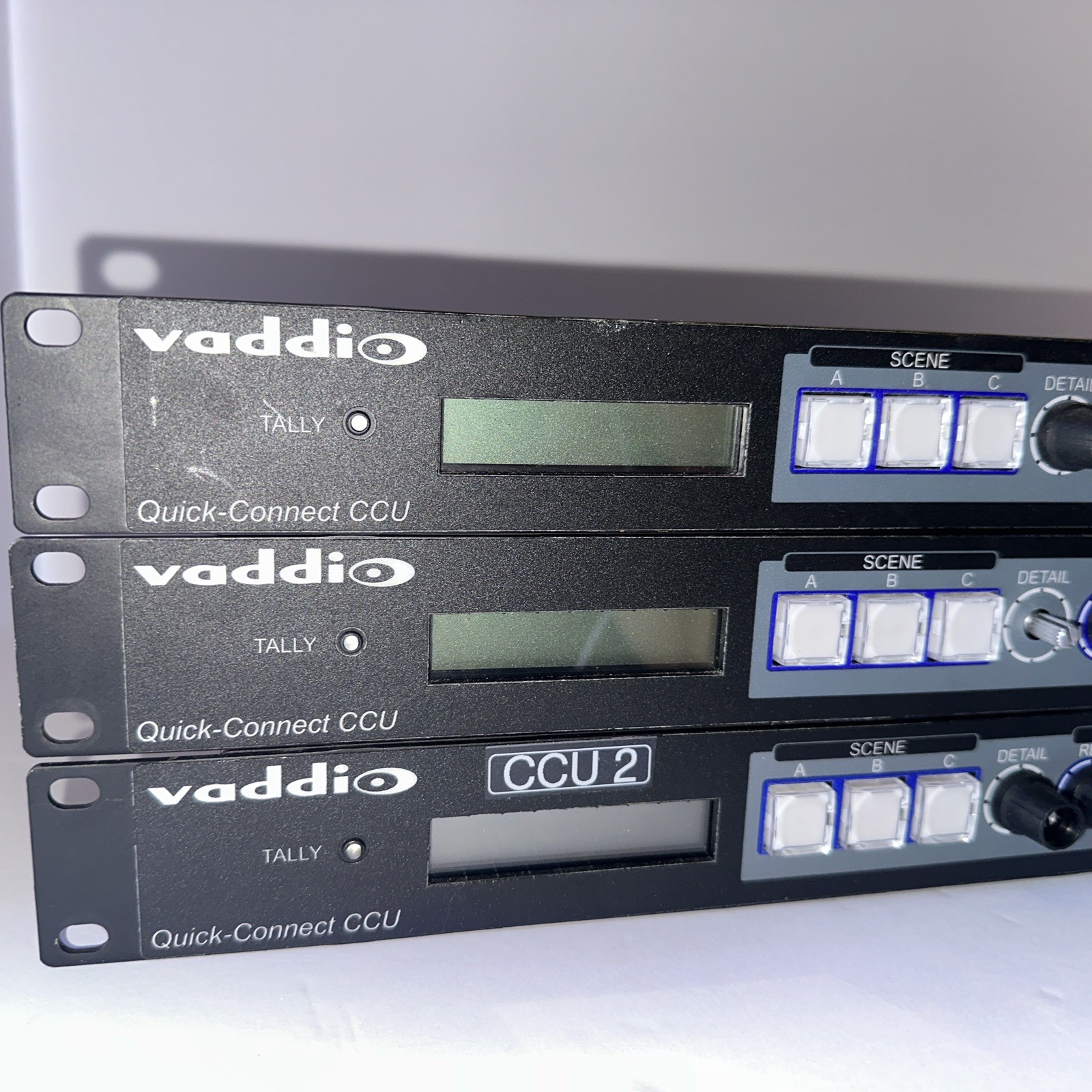 Vaddio Tally Quick Connect CCU HD-18 Part #: 998-1105-015 (Lot Of 2)