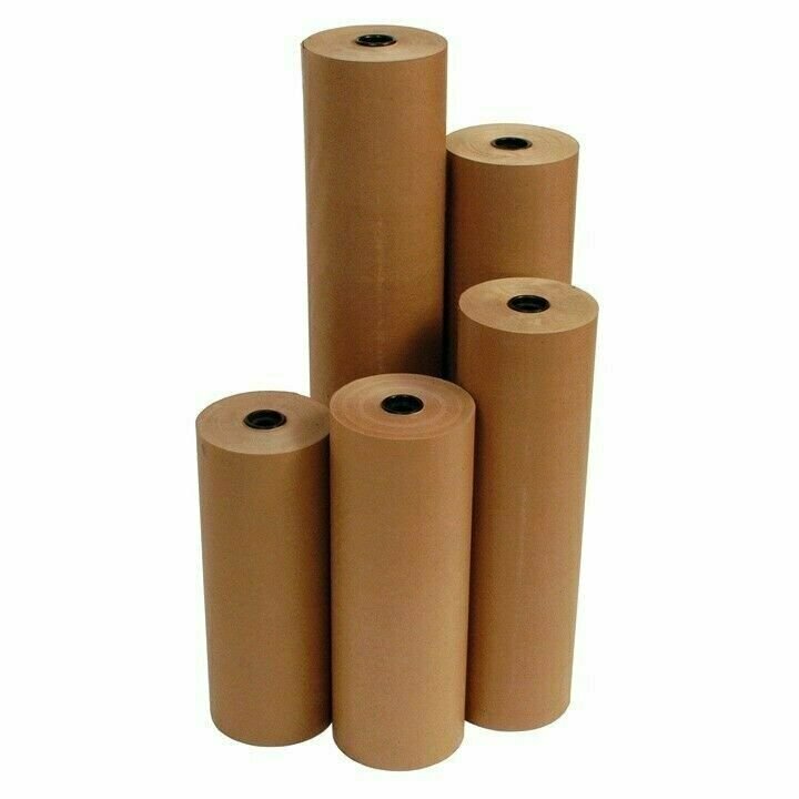 12″ 40 # 760′ Brown Kraft Paper Roll Shipping Wrapping Cushioning Void Fill