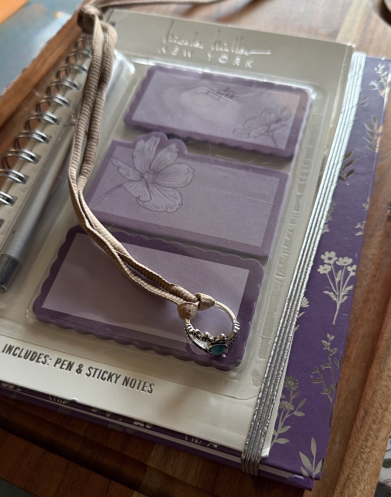 Lined Journal Notebook with ring bookmar Hardcover Journal for Writing, A