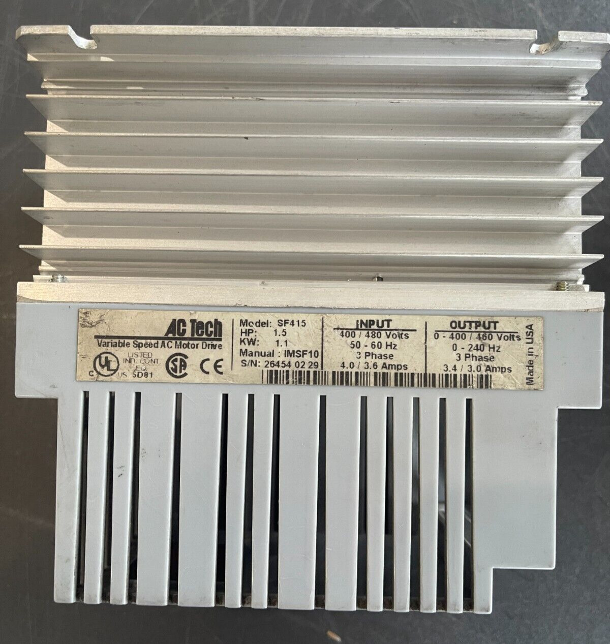 Lenze AC Tech SF415 Shell Only