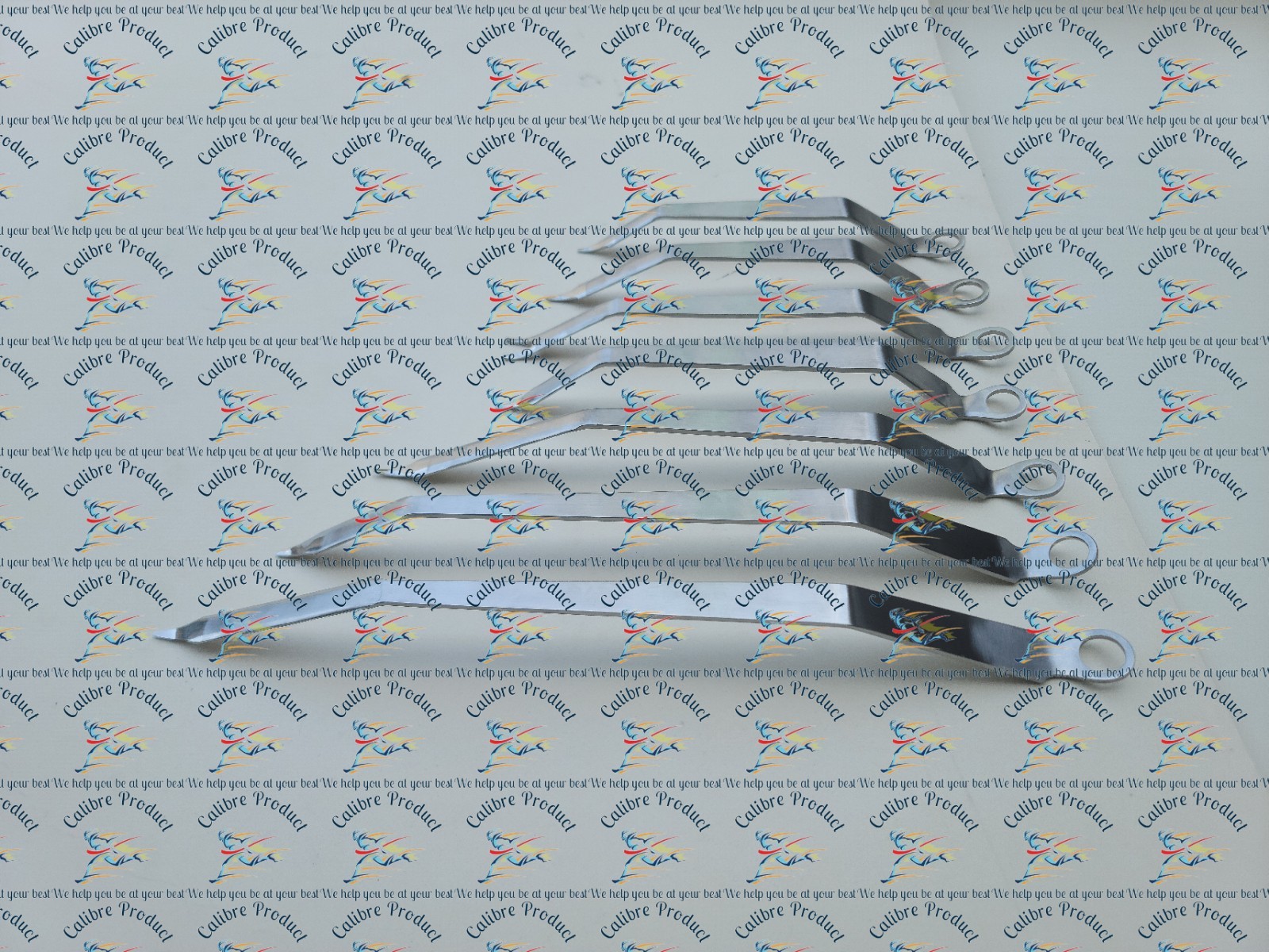 Minimally Invasive Total Hip Surgery Double Bend Retractors Set Of 7 Orthopedic