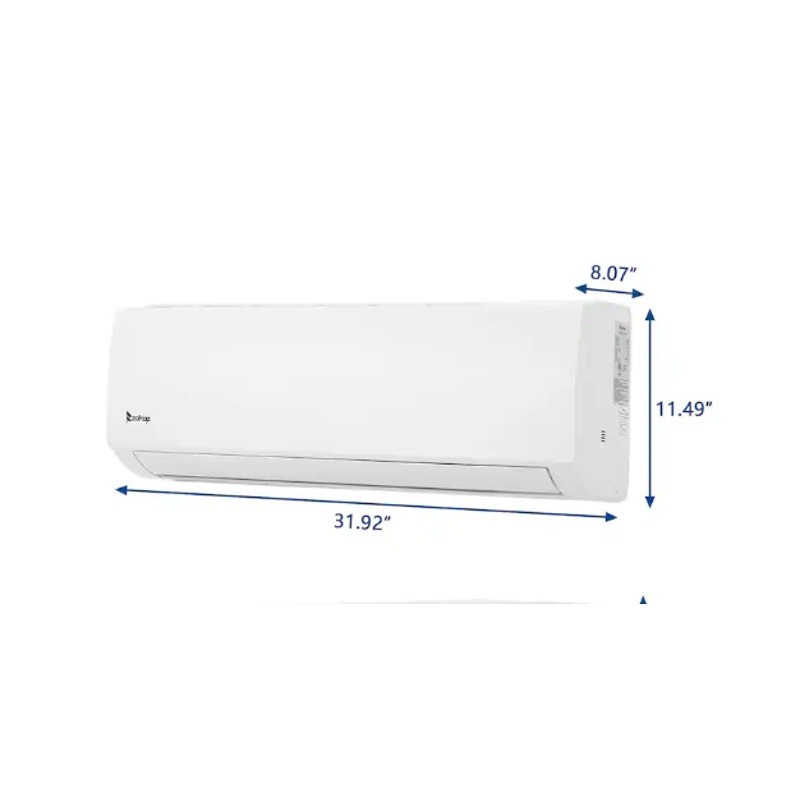 INDOOR UNIT ONLY Zokop 12000BTU/21SEER 1050W Split Air Conditioner 230.00V