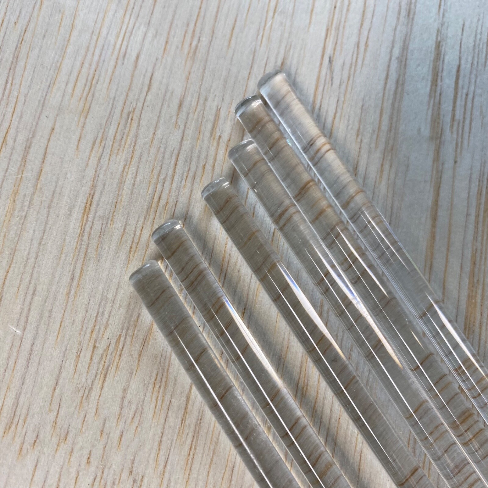6 Pack Glass Stirring Rods 12″(300MM) For Science Education, Lab & Kitchen Use
