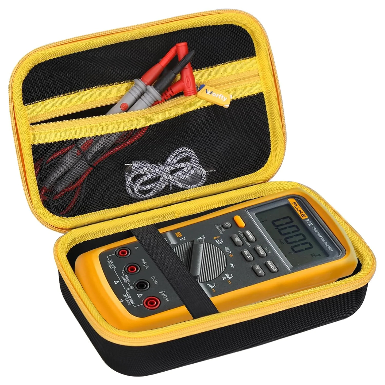 Case for Fluke 87V/Max/ 77 IV/ 83V/ 88 Industrial Digital Multimeter Hard Travel