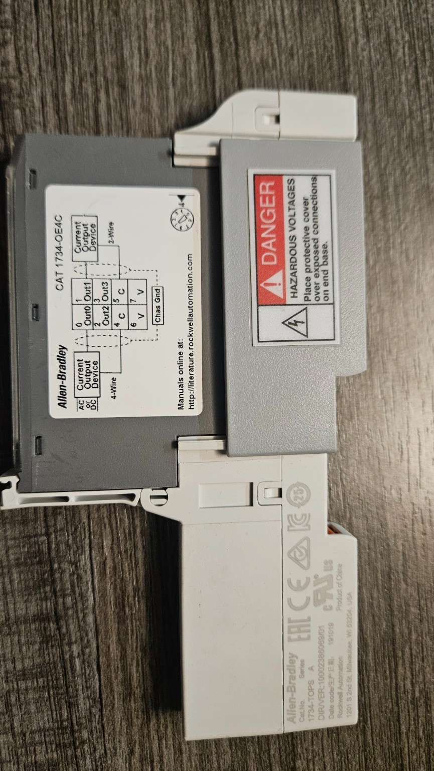 Allen-Bradley 1734-OE4C POINT I/O 4-Ch Analog Output Module 4-20mA 1734OE4C