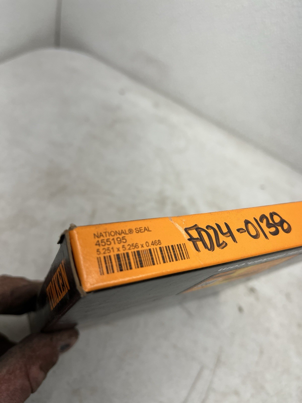 Timken 455195 Nitrile Oil Seal – Solid, 4.250 in Shaft Dia., 5.266 in OD 0.469