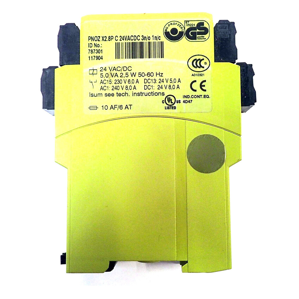 Safety Relay PNOZ X2.8P 787301 For Pilz 24V