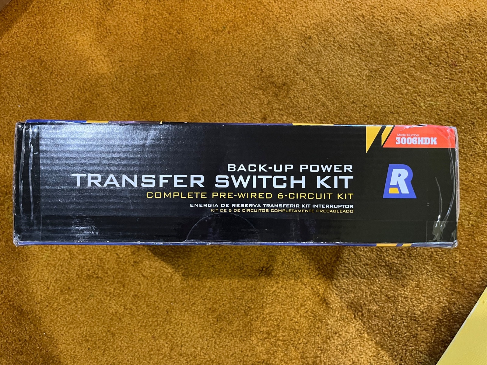 NEW Reliance Controls 3006HDK 6-circuit Generator Power Transfer Switch Kit