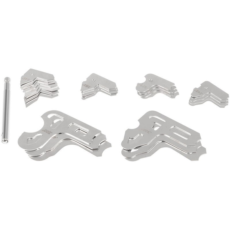 26Pc Radius Gauge Set 0.010-0.500in 3602-5025 CNC Metalworking Automotive Tool