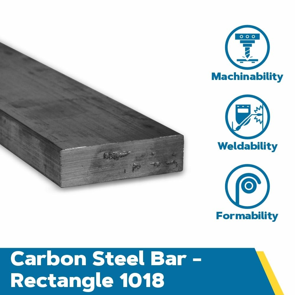 1018 Carbon Steel Rectangular Bar Cold Rolled Mill Finish ASTM A Solid