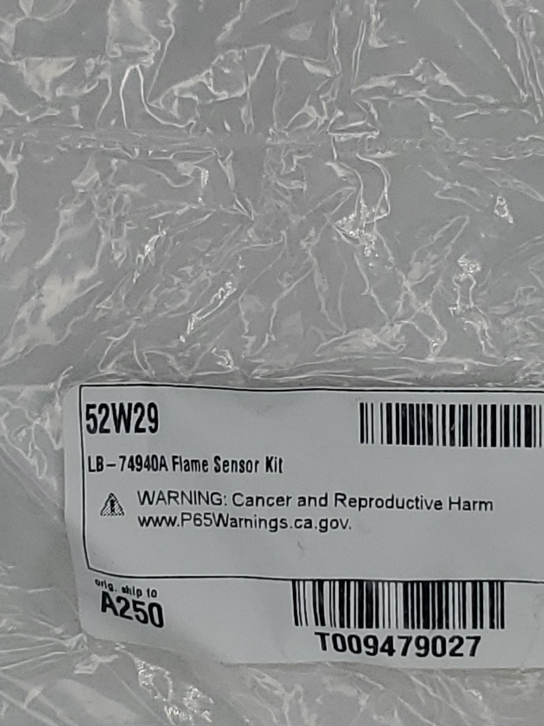 52W29 for Lennox Armstrong Ducane 52W2901 Furnace Flame Sensor LB-74940A