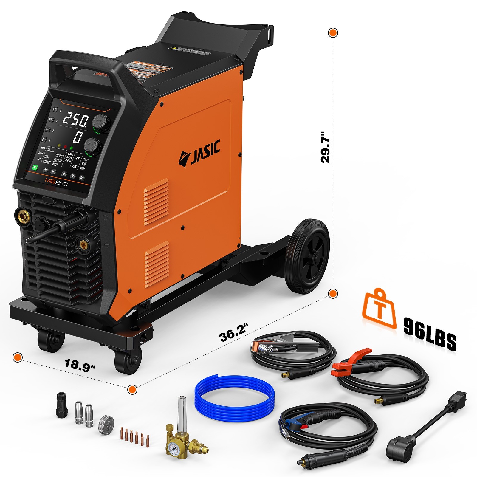 JASIC MIG Welder + Plasma Cutter PFC Welding/Cutting Machine for 95-265V Voltage