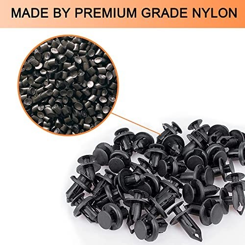 1240PCS Car Retainer Clips Kit- 32 Sizes Push Trim Fasteners & Remover Tool