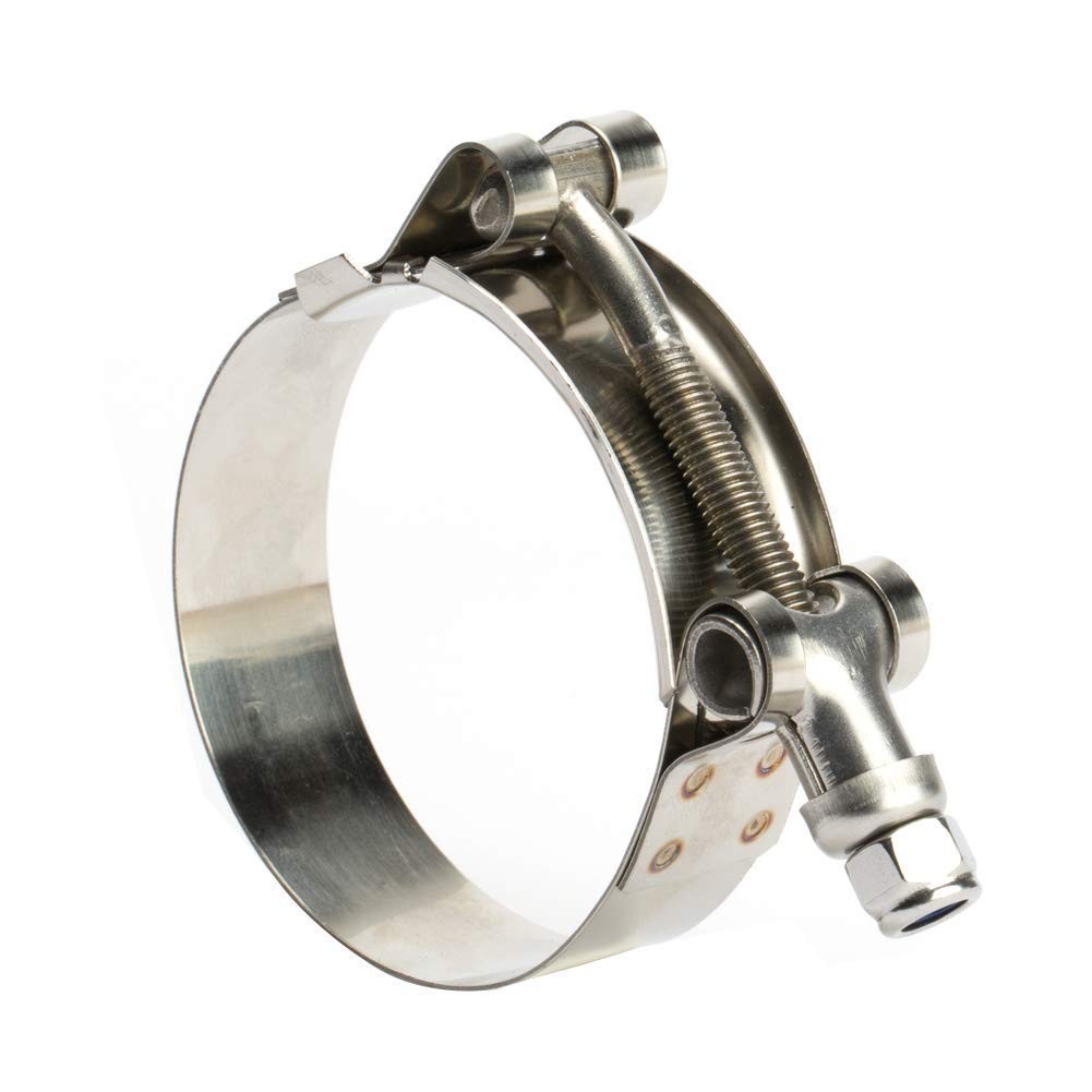 Stainless Steel T Bolt Hose Clamps 1.25 Inch Clamp Range 41-46mm T Bolt Clamps