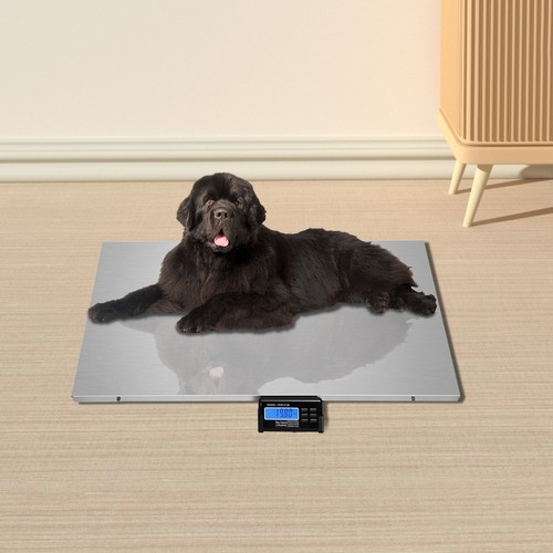 440lbs/200kg Livestock Vet Platform Scale Dog Pig Sheep Pet Digital Weight Scale
